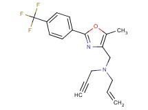 N-({5-methyl-2-[4-(trifluoromethyl)phenyl]-1,3-oxazol-4-yl}methyl)-N-2-propyn-1-yl-2-propen-1-amine