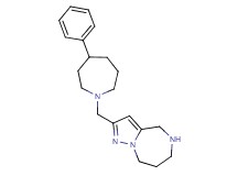 2-[(4-phenyl-1-azepanyl)methyl]-5,6,7,8-tetrahydro-4H-pyrazolo[1,5-a][1,4]diazepine