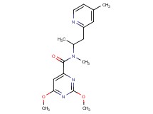 2,6-dimethoxy-N-methyl-N-[1-methyl-2-(4-methylpyridin-2-yl)ethyl]pyrimidine-4-carboxamide