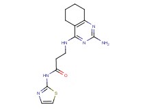 N~3~-(2-amino-5,6,7,8-tetrahydroquinazolin-4-yl)-N~1~-1,3-thiazol-2-yl-beta-alaninamide