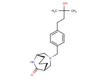 (1S*,5R*)-3-[4-(3-hydroxy-3-methylbutyl)benzyl]-3,9-diazabicyclo[3.3.2]decan-10-one