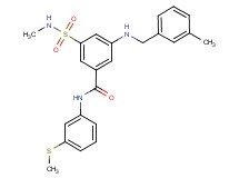 3-[(methylamino)sulfonyl]-5-[(3-methylbenzyl)amino]-N-[3-(methylthio)phenyl]benzamide