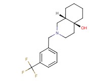 (4aS*,8aS*)-2-[3-(trifluoromethyl)benzyl]octahydroisoquinolin-4a(2H)-ol