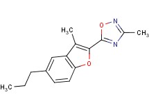 3-methyl-5-(3-methyl-5-propyl-1-benzofuran-2-yl)-1,2,4-oxadiazole