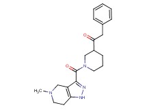 1-{1-[(5-methyl-4,5,6,7-tetrahydro-1H-pyrazolo[4,3-c]pyridin-3-yl)carbonyl]-3-piperidinyl}-2-phenylethanone