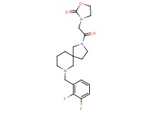 3-{2-[7-(2,3-difluorobenzyl)-2,7-diazaspiro[4.5]dec-2-yl]-2-oxoethyl}-1,3-oxazolidin-2-one