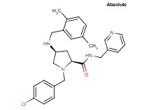 (4S)-1-(4-chlorobenzyl)-4-[(2,5-dimethylbenzyl)amino]-N-(3-pyridinylmethyl)-L-prolinamide