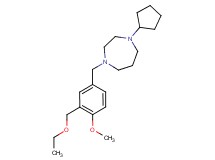 1-cyclopentyl-4-[3-(ethoxymethyl)-4-methoxybenzyl]-1,4-diazepane