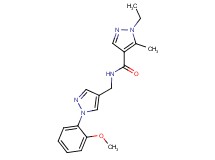 1-ethyl-N-{[1-(2-methoxyphenyl)-1H-pyrazol-4-yl]methyl}-5-methyl-1H-pyrazole-4-carboxamide