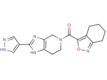 2-(1H-pyrazol-4-yl)-5-(4,5,6,7-tetrahydro-2,1-benzisoxazol-3-ylcarbonyl)-4,5,6,7-tetrahydro-1H-imidazo[4,5-c]pyridine