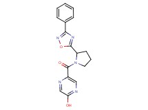 5-{[2-(3-phenyl-1,2,4-oxadiazol-5-yl)-1-pyrrolidinyl]carbonyl}-2-pyrazinol