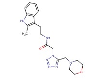 N-[2-(2-methyl-1H-indol-3-yl)ethyl]-2-[5-(4-morpholinylmethyl)-1H-tetrazol-1-yl]acetamide
