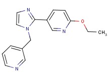 2-ethoxy-5-[1-(pyridin-3-ylmethyl)-1H-imidazol-2-yl]pyridine