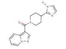 3-{[4-(1H-imidazol-2-yl)-1-piperidinyl]carbonyl}pyrazolo[1,5-a]pyridine
