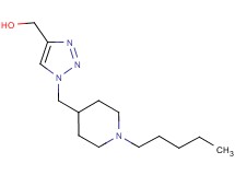 {1-[(1-pentylpiperidin-4-yl)methyl]-1H-1,2,3-triazol-4-yl}methanol