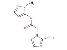 2-(2-methyl-1H-imidazol-1-yl)-N-(1-methyl-1H-pyrazol-5-yl)acetamide