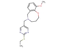 5-{[2-(ethylthio)pyrimidin-5-yl]methyl}-10-methoxy-3,4,5,6-tetrahydro-2H-1,5-benzoxazocine