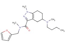 5-[butyl(methyl)amino]-N-(2-furylmethyl)-N,1-dimethyl-4,5,6,7-tetrahydro-1H-indazole-3-carboxamide