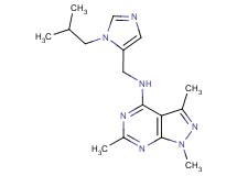 N-[(1-isobutyl-1H-imidazol-5-yl)methyl]-1,3,6-trimethyl-1H-pyrazolo[3,4-d]pyrimidin-4-amine