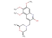 3-{[rel-(2R,6S)-2,6-dimethyl-4-morpholinyl]methyl}-5,6,7-trimethoxy-2-quinolinol