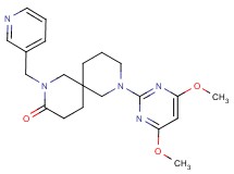 8-(4,6-dimethoxypyrimidin-2-yl)-2-(pyridin-3-ylmethyl)-2,8-diazaspiro[5.5]undecan-3-one