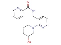 N-{[2-(3-hydroxy-1-piperidinyl)-3-pyridinyl]methyl}-2-pyridinecarboxamide