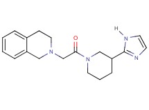 2-{2-[3-(1H-imidazol-2-yl)-1-piperidinyl]-2-oxoethyl}-1,2,3,4-tetrahydroisoquinoline