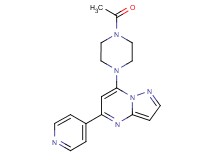 7-(4-acetyl-1-piperazinyl)-5-(4-pyridinyl)pyrazolo[1,5-a]pyrimidine