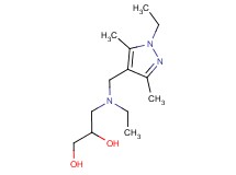 3-{ethyl[(1-ethyl-3,5-dimethyl-1H-pyrazol-4-yl)methyl]amino}propane-1,2-diol