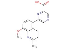 6-(8-methoxy-2-methylquinolin-5-yl)pyrazine-2-carboxylic acid