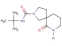 N-(tert-butyl)-6-oxo-2,7-diazaspiro[4.5]decane-2-carboxamide