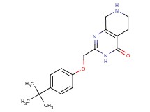 2-[(4-tert-butylphenoxy)methyl]-5,6,7,8-tetrahydropyrido[3,4-d]pyrimidin-4(3H)-one hydrochloride
