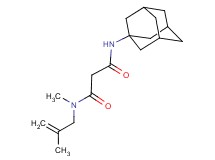 N'-1-adamantyl-N-methyl-N-(2-methylprop-2-en-1-yl)malonamide