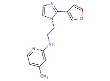 N-{2-[2-(3-furyl)-1H-imidazol-1-yl]ethyl}-4-methylpyridin-2-amine