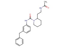 2-[2-(acetylamino)ethyl]-N-(3-benzylphenyl)piperidine-1-carboxamide