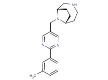 (1S*,6R*)-9-{[2-(3-methylphenyl)pyrimidin-5-yl]methyl}-3,9-diazabicyclo[4.2.1]nonane