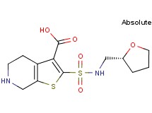 2-({[(2R)-tetrahydrofuran-2-ylmethyl]amino}sulfonyl)-4,5,6,7-tetrahydrothieno[2,3-c]pyridine-3-carboxylic acid
