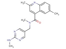 N,2,6-trimethyl-N-{[2-(methylamino)-5-pyrimidinyl]methyl}-4-quinolinecarboxamide