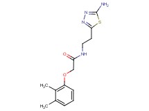 N-[2-(5-amino-1,3,4-thiadiazol-2-yl)ethyl]-2-(2,3-dimethylphenoxy)acetamide