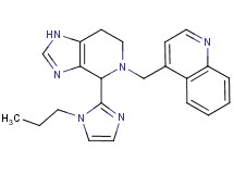 4-{[4-(1-propyl-1H-imidazol-2-yl)-1,4,6,7-tetrahydro-5H-imidazo[4,5-c]pyridin-5-yl]methyl}quinoline