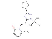 1-[2-(1-tert-butyl-3-cyclopentyl-1H-1,2,4-triazol-5-yl)ethyl]-6-methylpyridin-2(1H)-one