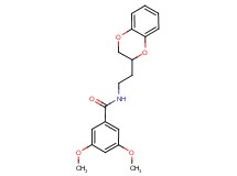 N-[2-(2,3-dihydro-1,4-benzodioxin-2-yl)ethyl]-3,5-dimethoxybenzamide