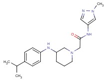 2-{3-[(4-isopropylphenyl)amino]-1-piperidinyl}-N-(1-methyl-1H-pyrazol-4-yl)acetamide dihydrochloride