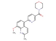 8-methoxy-2-methyl-5-[5-(morpholin-4-ylcarbonyl)pyridin-2-yl]quinoline