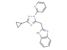 2-[(3-cyclopropyl-1-pyridin-2-yl-1H-1,2,4-triazol-5-yl)methyl]-1H-benzimidazole