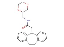2-(10,11-dihydro-5H-dibenzo[a,d][7]annulen-5-yl)-N-(1,4-dioxan-2-ylmethyl)acetamide