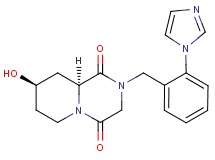 (8R*,9aS*)-8-hydroxy-2-[2-(1H-imidazol-1-yl)benzyl]tetrahydro-2H-pyrido[1,2-a]pyrazine-1,4(3H,6H)-dione