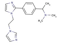 1-(4-{1-[2-(1H-imidazol-1-yl)ethyl]-1H-imidazol-2-yl}phenyl)-N,N-dimethylethanamine