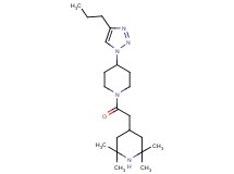 2,2,6,6-tetramethyl-4-{2-oxo-2-[4-(4-propyl-1H-1,2,3-triazol-1-yl)-1-piperidinyl]ethyl}piperidine trifluoroacetate