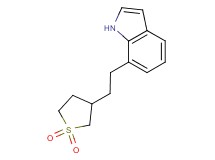 7-[2-(1,1-dioxidotetrahydro-3-thienyl)ethyl]-1H-indole